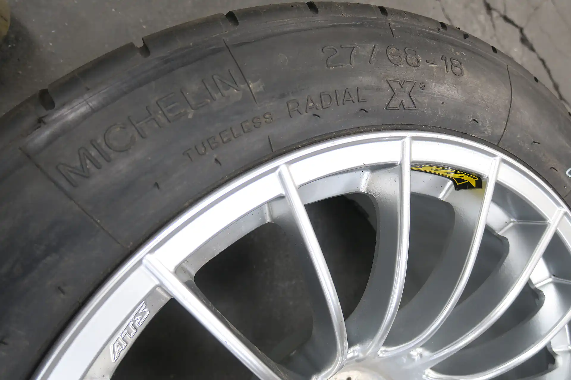Porsche 911 996 GT3 R / RS Original ATS Felge Baujahr 2001 11J X 18 Zoll Hinterachse 1 Stück – Bild 8