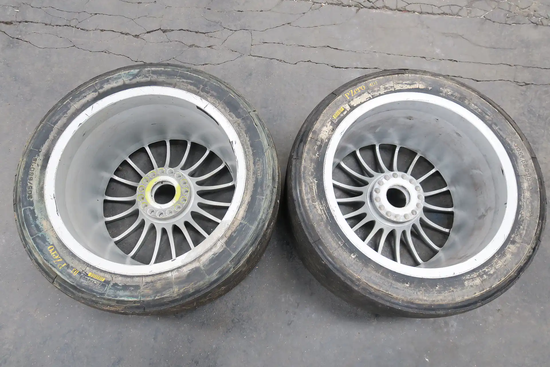 Porsche 911 996 GT3 R / RS RSR GTR Original ATS Felgen Baujahr 2002 11JX18 Zoll Hinterachse 2 Stück Set – Bild 12