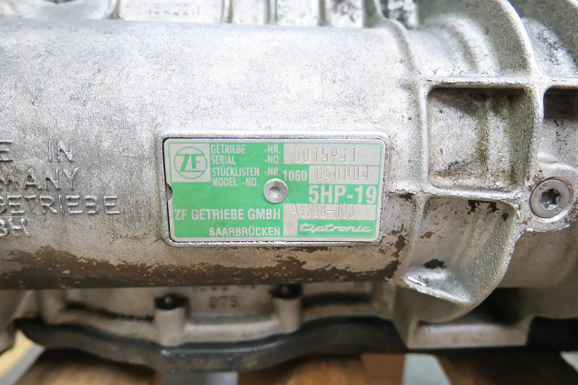 Porsche 911 996 C2 3.4 Tiptronic Getriebe Automatik A9600 - 103 ZF Getriebe 5 HP-19 gear box – Bild 10